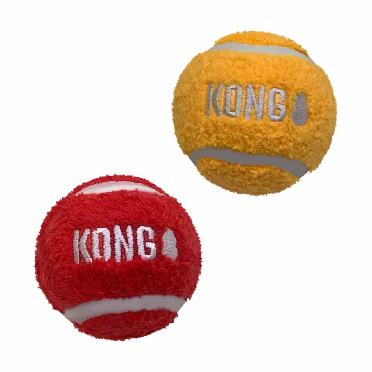 KONG Sport Softies bolde med fleeceoverflade L 2 stk Ø7,5 cm
